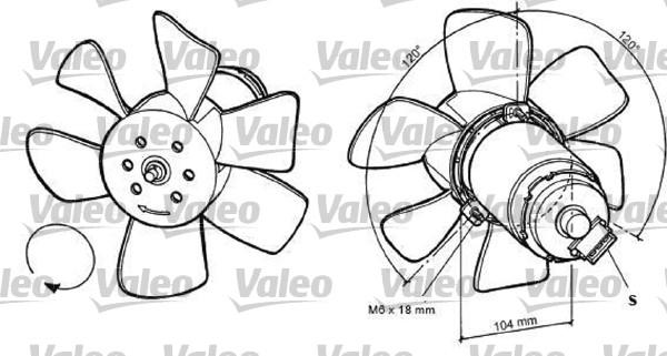 Valeo 696031 - Ventilators, Motora dzesēšanas sistēma autodraugiem.lv