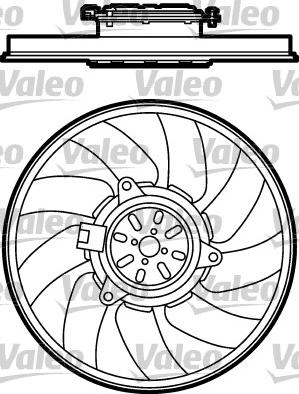 Valeo 696026 - Ventilators, Motora dzesēšanas sistēma autodraugiem.lv