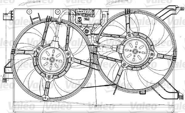 Valeo 696020 - Ventilators, Motora dzesēšanas sistēma autodraugiem.lv