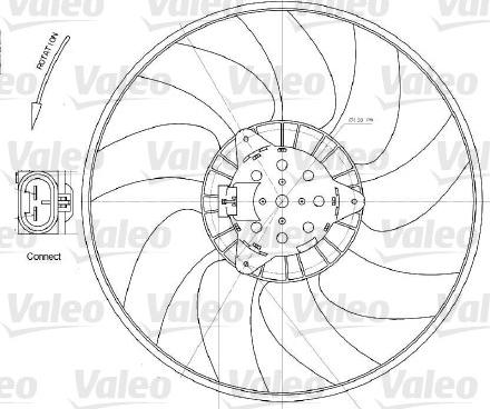 Valeo 696028 - Ventilators, Motora dzesēšanas sistēma autodraugiem.lv