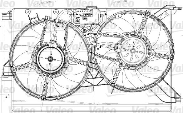 Valeo 696022 - Ventilators, Motora dzesēšanas sistēma autodraugiem.lv