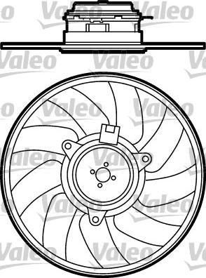 Valeo 696079 - Ventilators, Motora dzesēšanas sistēma autodraugiem.lv