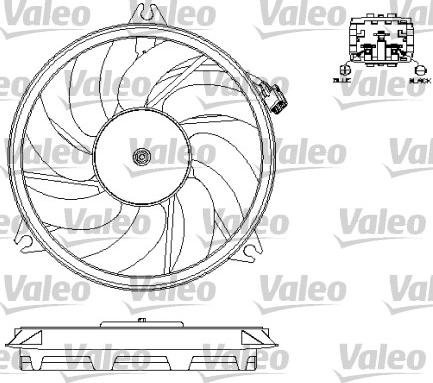 Valeo 696073 - Ventilators, Motora dzesēšanas sistēma autodraugiem.lv