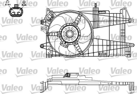 Valeo 696197 - Ventilators, Motora dzesēšanas sistēma autodraugiem.lv
