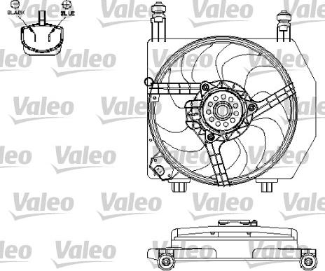 Valeo 696158 - Ventilators, Motora dzesēšanas sistēma autodraugiem.lv