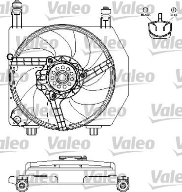 Valeo 696160 - Ventilators, Motora dzesēšanas sistēma autodraugiem.lv