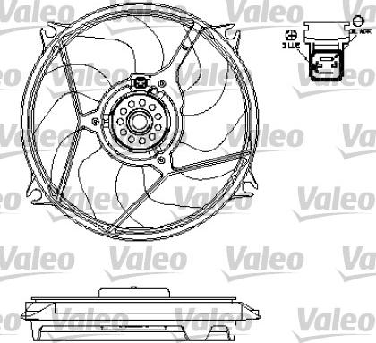 Valeo 696137 - Ventilators, Motora dzesēšanas sistēma autodraugiem.lv