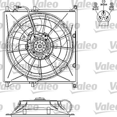 Valeo 696123 - Ventilators, Motora dzesēšanas sistēma autodraugiem.lv