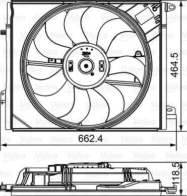 Valeo 696881 - Ventilators, Motora dzesēšanas sistēma autodraugiem.lv
