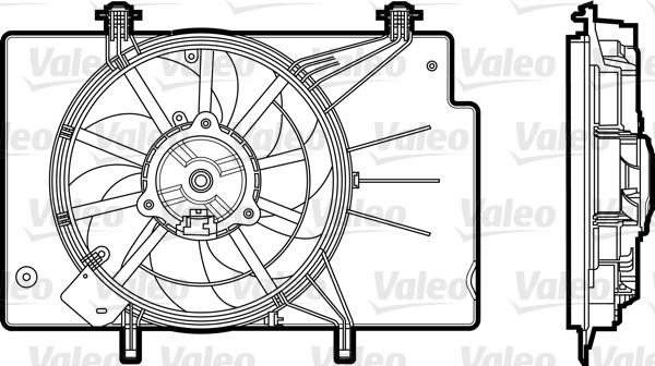 Valeo 696344 - Ventilators, Motora dzesēšanas sistēma autodraugiem.lv