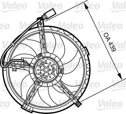 Valeo 696379 - Ventilators, Motora dzesēšanas sistēma autodraugiem.lv