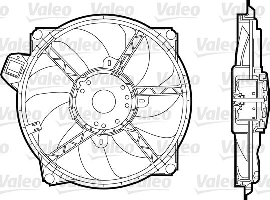 Valeo 696376 - Ventilators, Motora dzesēšanas sistēma autodraugiem.lv