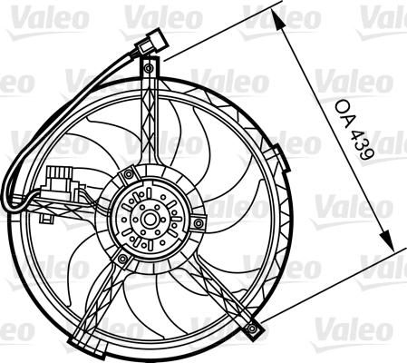 Valeo 696378 - Ventilators, Motora dzesēšanas sistēma autodraugiem.lv