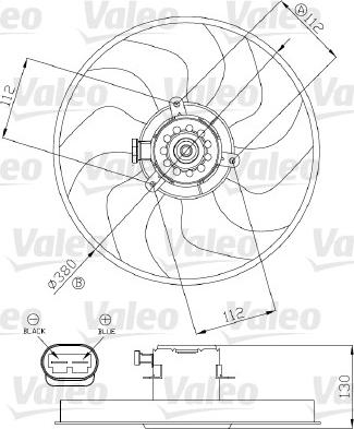 Valeo 696288 - Ventilators, Motora dzesēšanas sistēma autodraugiem.lv