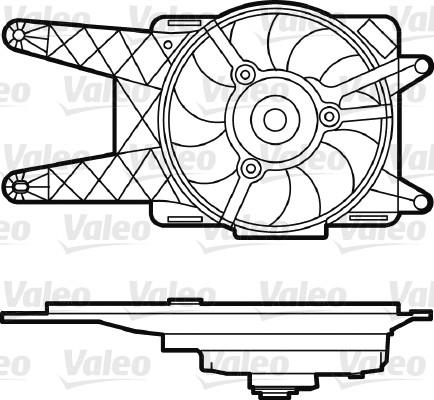 Valeo 698562 - Ventilators, Motora dzesēšanas sistēma autodraugiem.lv