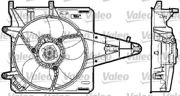 Valeo 698519 - Ventilators, Motora dzesēšanas sistēma autodraugiem.lv