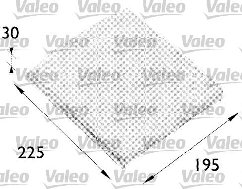 Valeo 698512 - Filtrs, Salona telpas gaiss autodraugiem.lv