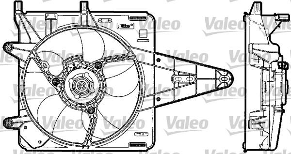 Valeo 698517 - Ventilators, Motora dzesēšanas sistēma autodraugiem.lv