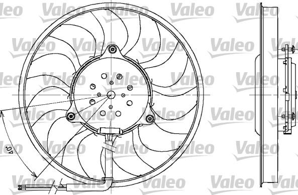 Valeo 698611 - Ventilators, Motora dzesēšanas sistēma autodraugiem.lv