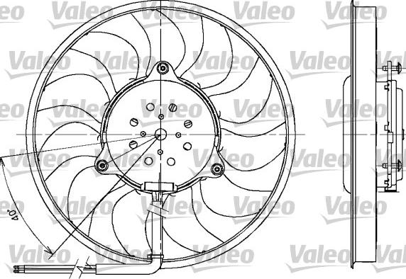 Valeo 698612 - Ventilators, Motora dzesēšanas sistēma autodraugiem.lv
