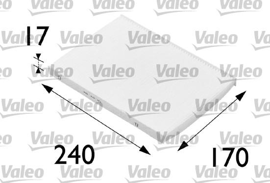 Valeo 698689 - Filtrs, Salona telpas gaiss autodraugiem.lv