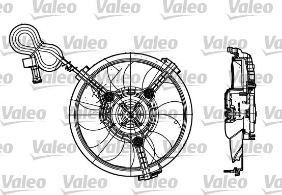Valeo 698182 - Ventilators, Motora dzesēšanas sistēma autodraugiem.lv