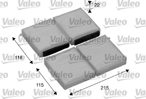 Valeo 698891 - Filtrs, Salona telpas gaiss autodraugiem.lv