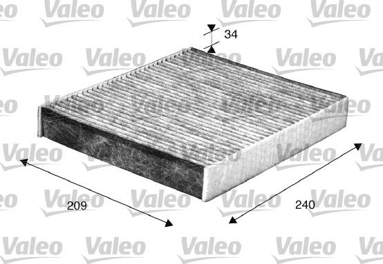 Valeo 698883 - Filtrs, Salona telpas gaiss autodraugiem.lv