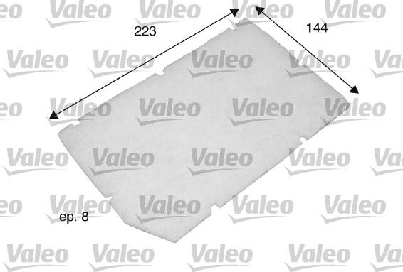 Valeo 698797 - Filtrs, Salona telpas gaiss autodraugiem.lv