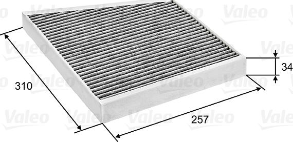 Valeo 698741 - Filtrs, Salona telpas gaiss autodraugiem.lv