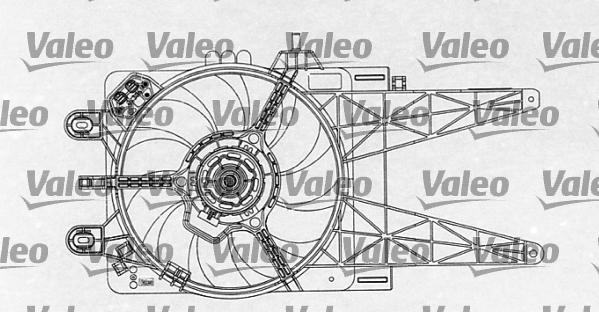 Valeo 698763 - Ventilators, Motora dzesēšanas sistēma autodraugiem.lv