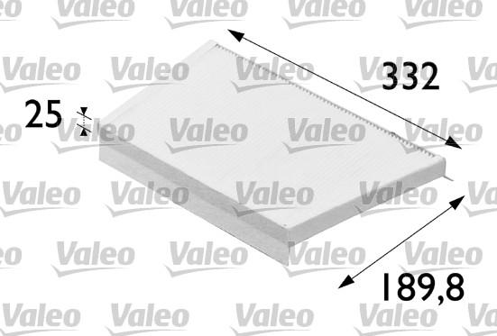 Valeo 698700 - Filtrs, Salona telpas gaiss autodraugiem.lv