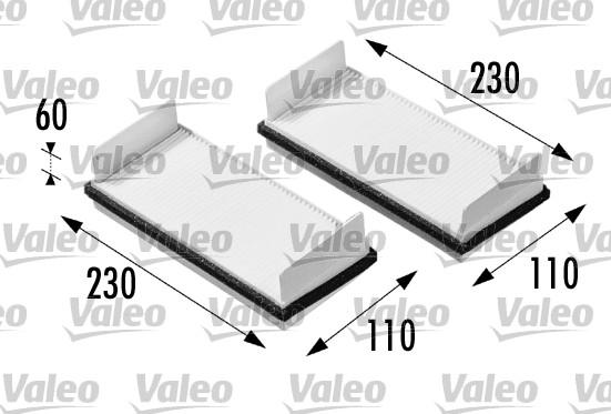 Valeo 698712 - Filtrs, Salona telpas gaiss autodraugiem.lv