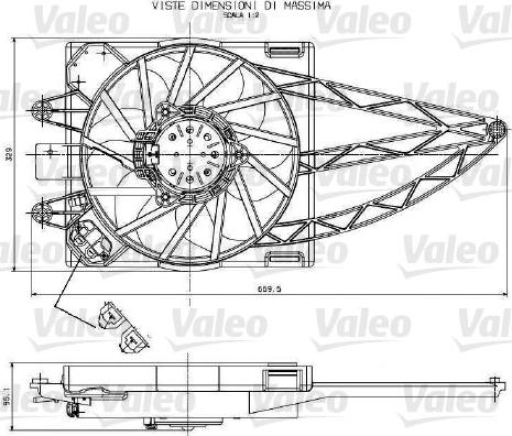 Valeo 698789 - Ventilators, Motora dzesēšanas sistēma autodraugiem.lv