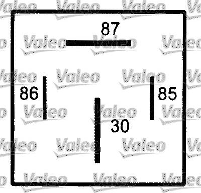 Valeo 643828 - Relejs, Darba strāva autodraugiem.lv