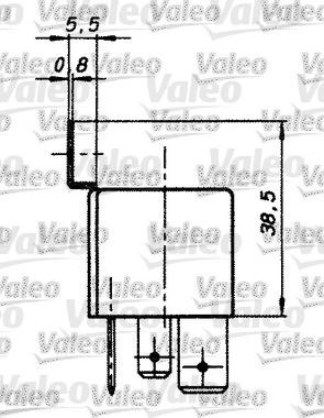 Valeo 643828 - Relejs, Darba strāva autodraugiem.lv