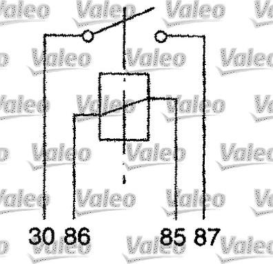 Valeo 643828 - Relejs, Darba strāva autodraugiem.lv