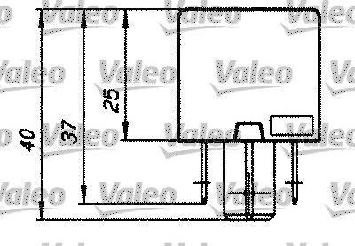 Valeo 643827 - Relejs, Darba strāva autodraugiem.lv