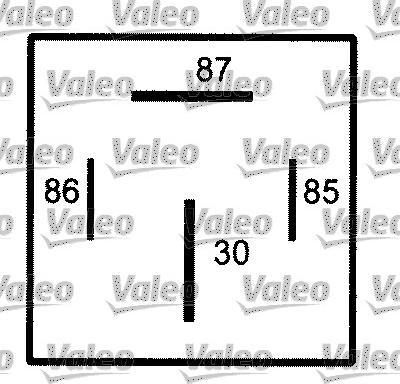 Valeo 643827 - Relejs, Darba strāva autodraugiem.lv