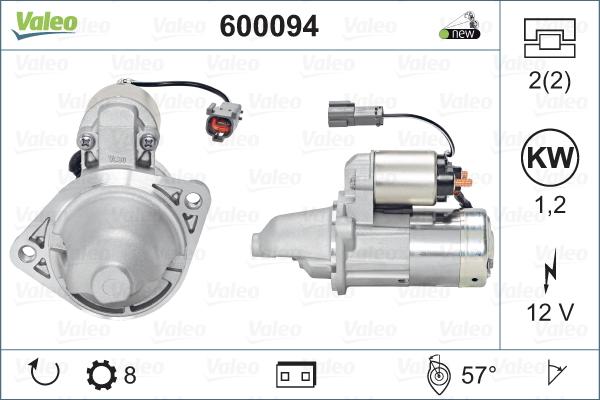 Valeo 600094 - Starteris autodraugiem.lv