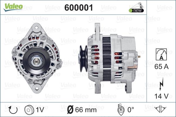 Valeo 600001 - Ģenerators autodraugiem.lv
