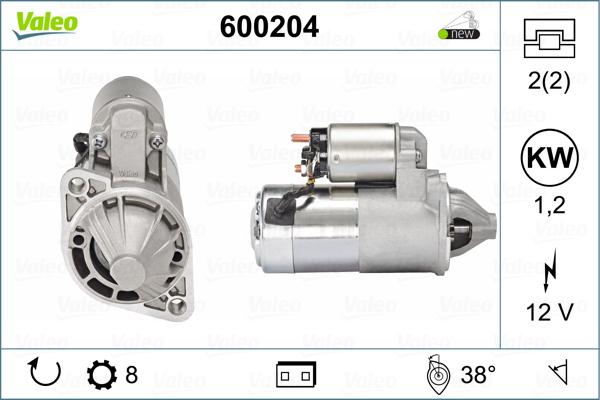 Valeo 600204 - Starteris autodraugiem.lv