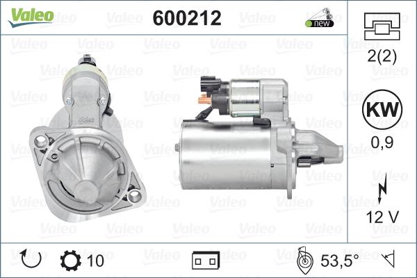 Valeo 600212 - Starteris autodraugiem.lv