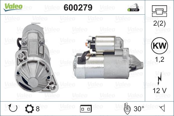 Valeo 600279 - Starteris autodraugiem.lv