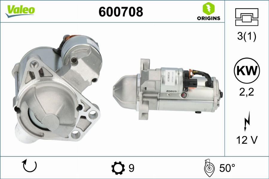 Valeo 600708 - Starteris autodraugiem.lv