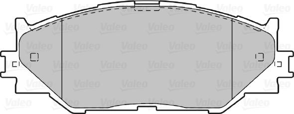 Valeo 601035 - Bremžu uzliku kompl., Disku bremzes autodraugiem.lv