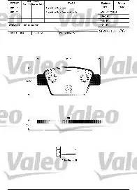 Valeo 601307 - Bremžu uzliku kompl., Disku bremzes autodraugiem.lv