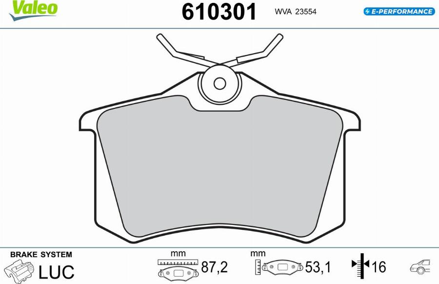 Valeo 610301 - Drošības vāciņš, Ģenerators autodraugiem.lv