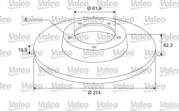 Valeo 675402 - Bremžu diski autodraugiem.lv