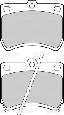 Valeo 670066 - Bremžu uzliku kompl., Disku bremzes autodraugiem.lv